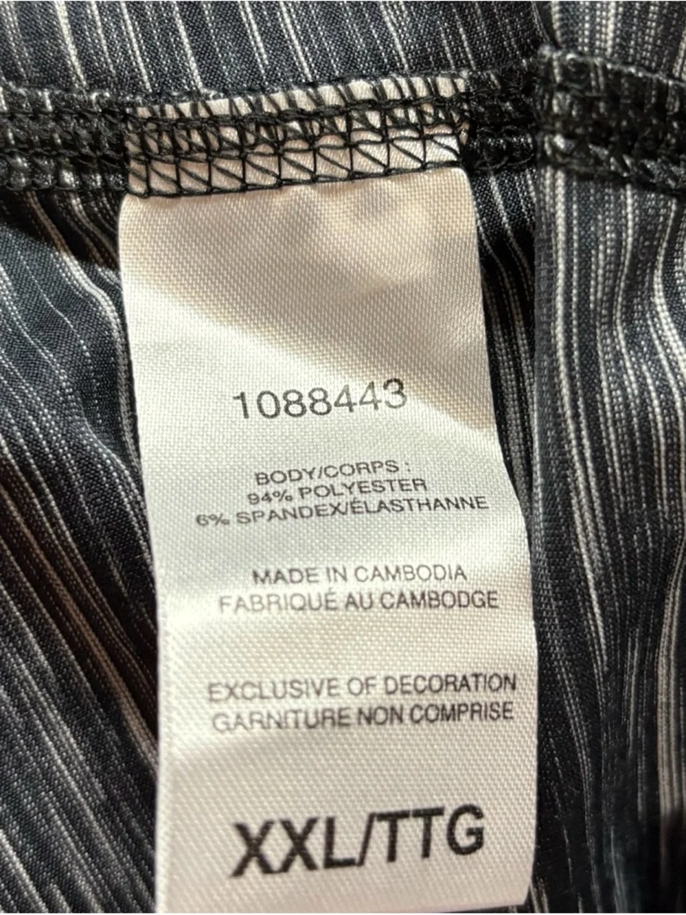 NEW, Champion, Plus Size Hoodie V-Neck, Grey Black, Space Dye Lightweight, XXL - Picture 7 of 8